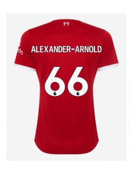 Billige Liverpool Alexander-Arnold #66 Hjemmedrakt Dame 2023-24 Kortermet